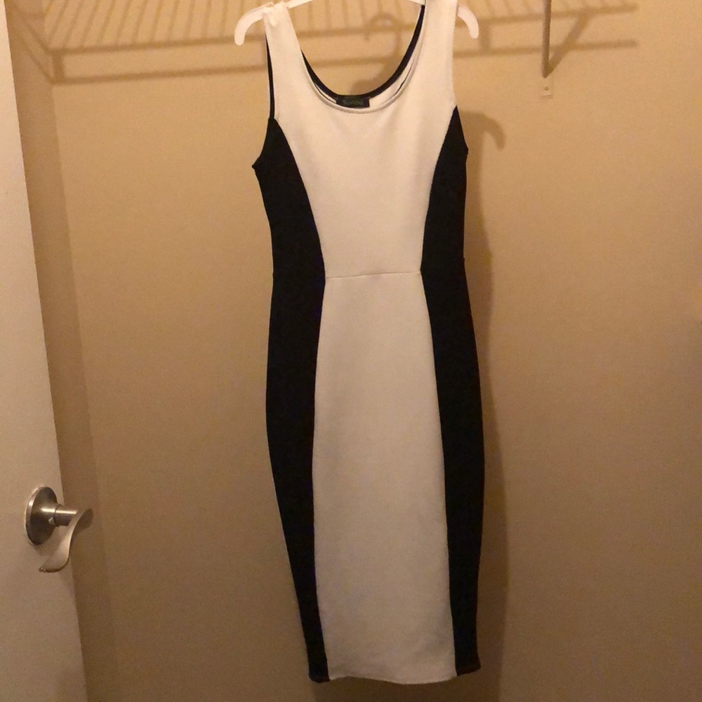Black and white dress